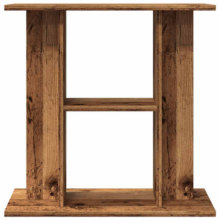 Support d'aquarium en bois ancien 60 x 30 x 60 cm Bois d'ingénierie