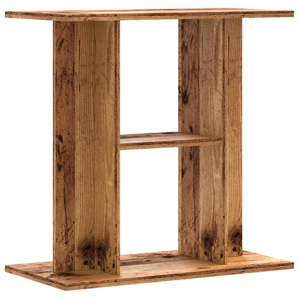 Support d'aquarium en bois ancien 60 x 30 x 60 cm Bois d'ingénierie