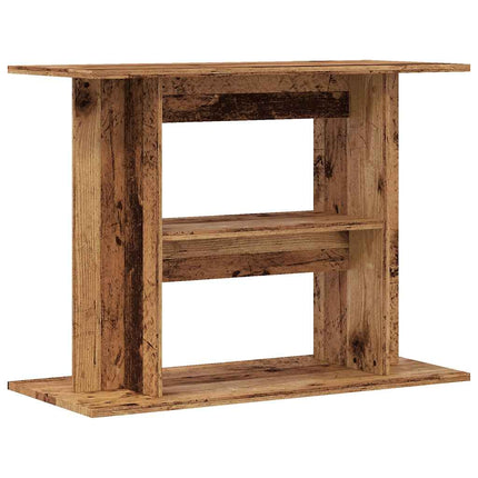 Support d'aquarium en bois ancien 80 x 35 x 60 cm Bois d'ingénierie