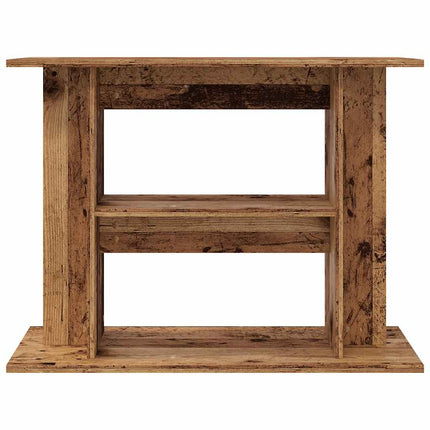 Support d'aquarium en bois ancien 80 x 35 x 60 cm Bois d'ingénierie