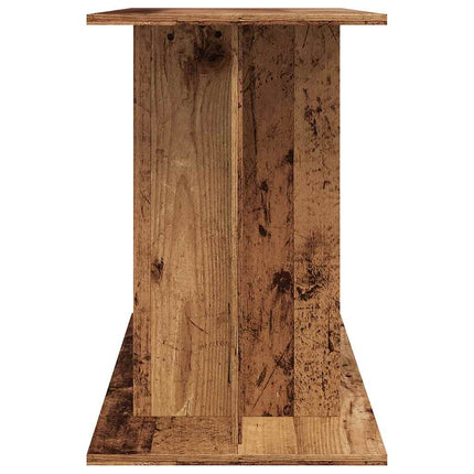 Support pour aquarium vieux bois 100x40x60 cm bois d'ingénierie