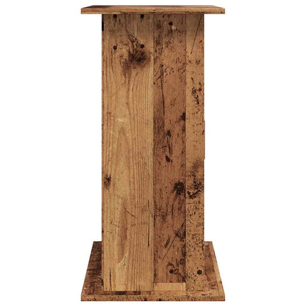 Support pour aquarium vieux bois 81x36x73 cm bois d'ingénierie