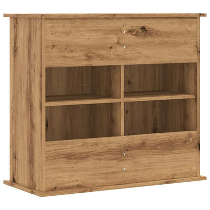 Support d'aquarium Chêne artisanal 81x36x73 cm Bois d'ingénierie