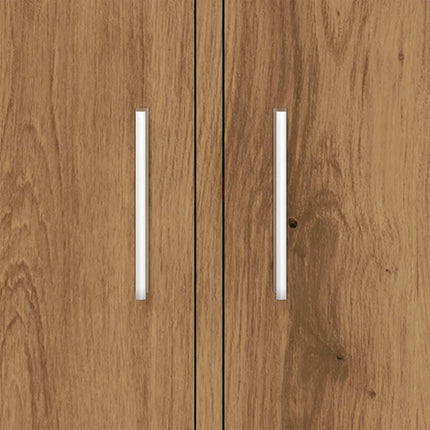 Support d'aquarium Chêne artisanal 81x36x73 cm Bois d'ingénierie