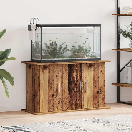 Support pour aquarium vieux bois 101x41x58 cm bois d'ingénierie