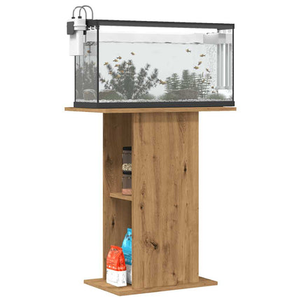 Support d'aquarium Chêne artisanal 36 x 60,5 x 72,5 cm Bois d'ingénierie