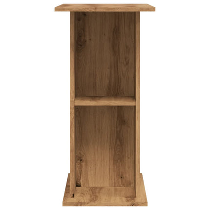 Support d'aquarium Chêne artisanal 36x75x72,5 cm Bois d'ingénierie