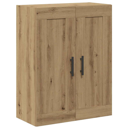 Armoire murale chêne artisanal 69,5x34x90 cm bois d'ingénierie