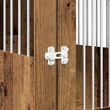 Meuble de cage chien vieux bois 45x62x59 cm bois d'ingénierie
