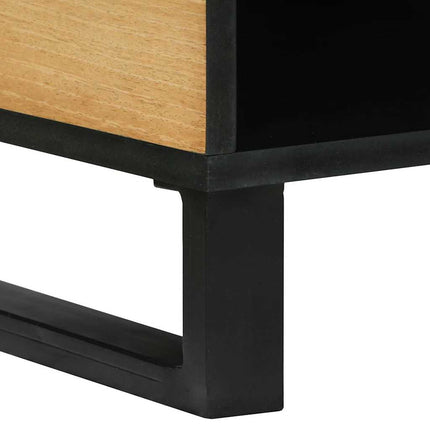 Table basse Marron et Noir 80 x 50 x 40 cm