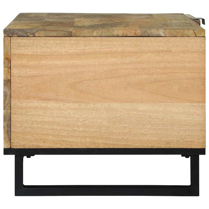 Table basse Marron et Noir 80 x 50 x 40 cm
