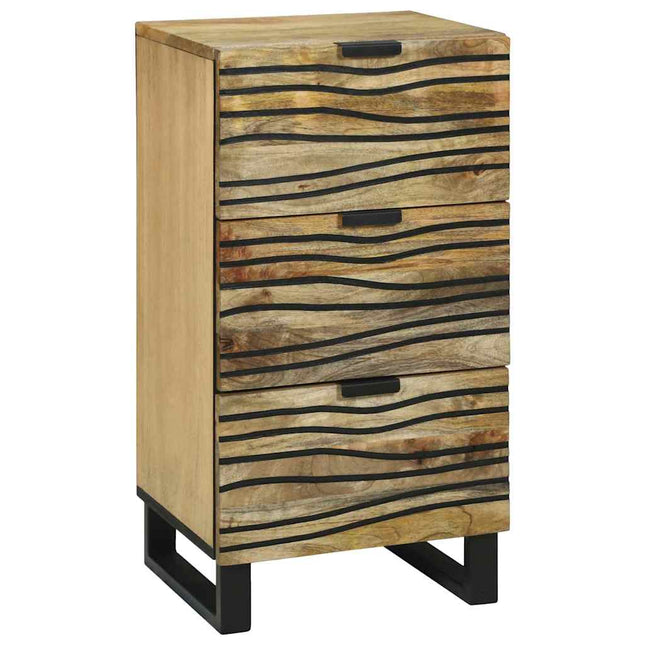 Buffet Marron 40 x 33 x 75 cm bois de manguier massif
