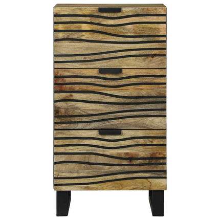 Buffet Marron 40 x 33 x 75 cm bois de manguier massif