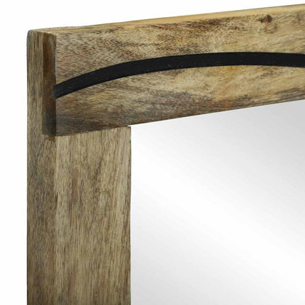 Miroir de salle de bain avec miroir Marron 50 x 2,5 x 70 cm