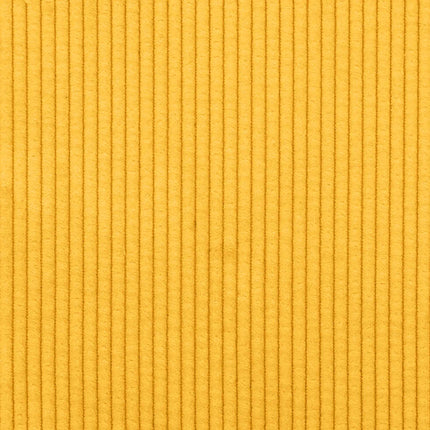 Canapé causeuse jaune clair 109 cm tissu velours côtelé