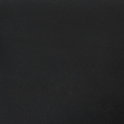 Canapé causeuse noir 110 cm similicuir