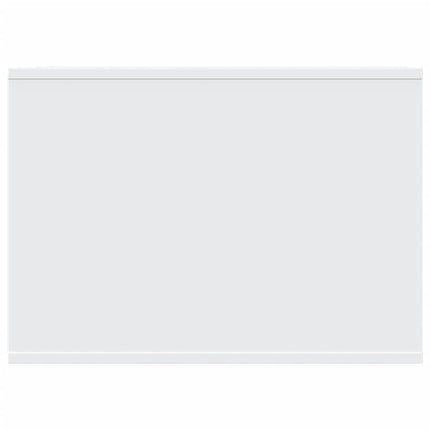 Meuble de bac à litière pour chat blanc bois d'ingénierie