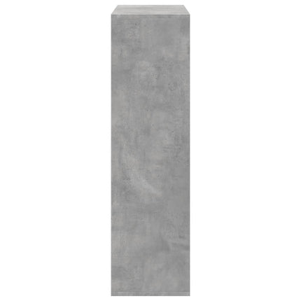 Étagère séparatrice de pièce gris béton 69,5x29x103,5 cm
