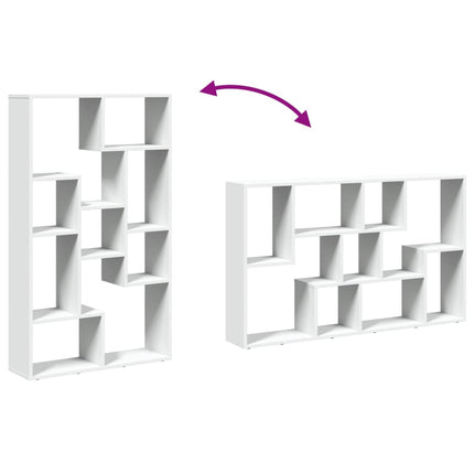 Bibliothèque blanc 72x20x120 cm bois d'ingénierie