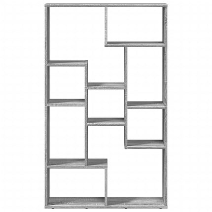 Bibliothèque sonoma gris 72x20x120 cm bois d'ingénierie