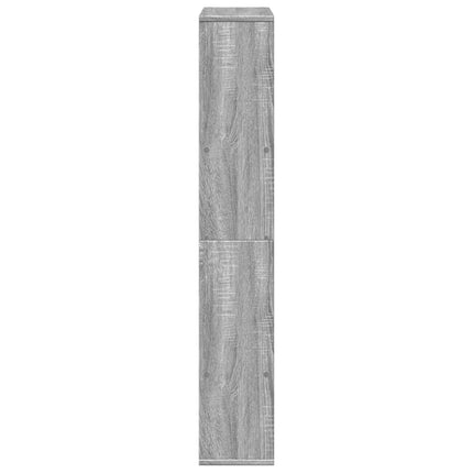 Bibliothèque sonoma gris 72x20x120 cm bois d'ingénierie