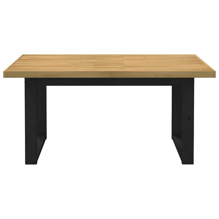 Table à manger NOAIN pieds en forme de U 160x90x75cm massif pin