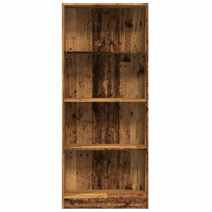 Bibliothèque vieux bois 60x24x143 cm bois d'ingénierie