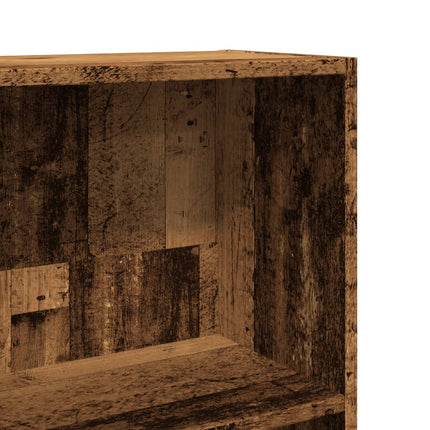 Bibliothèque vieux bois 60x24x143 cm bois d'ingénierie