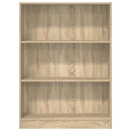 Bibliothèque chêne sonoma 80x24x109 cm bois d'ingénierie
