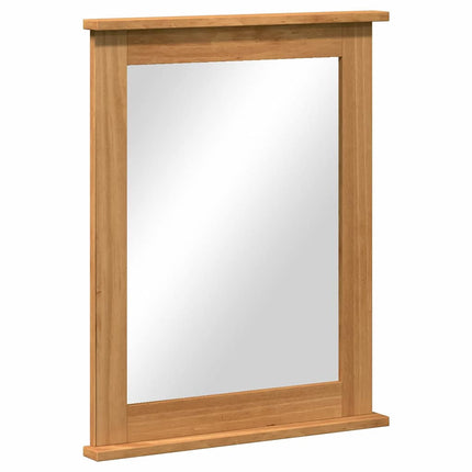 Miroir VIGO marron miel 55,5 x 5 x 70 cm Bois massif en pin
