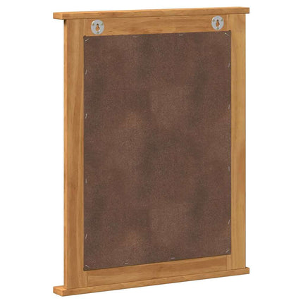 Miroir VIGO marron miel 55,5 x 5 x 70 cm Bois massif en pin