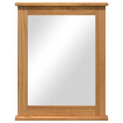 Miroir VIGO marron miel 55,5 x 5 x 70 cm Bois massif en pin