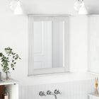 Miroir VIGO Blanc 55,5 x 5 x 70 cm Bois massif en pin
