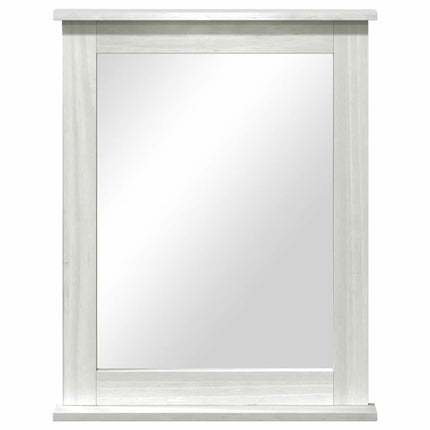 Miroir VIGO Blanc 55,5 x 5 x 70 cm Bois massif en pin