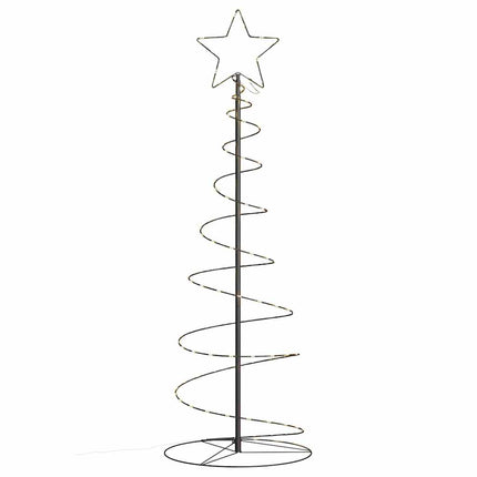 Sapin de Noël à LED 100 LED blanc chaud 150 cm