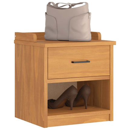 Banc de couloir SANDNES 45x40x50 cm bois de pin massif