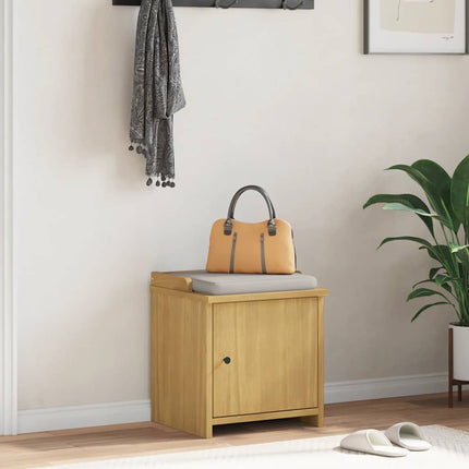 Banc de couloir SANDNES 45x40x50 cm bois de pin massif