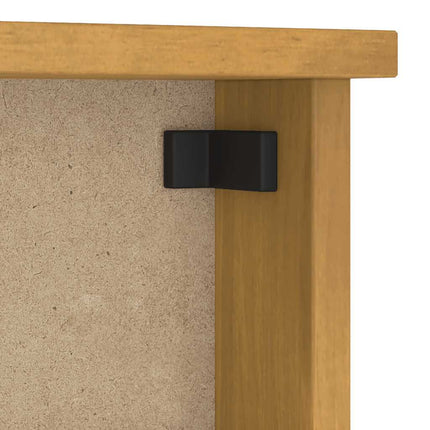 Porte-manteau mural SANDNES 45x12x35 cm bois massif pin