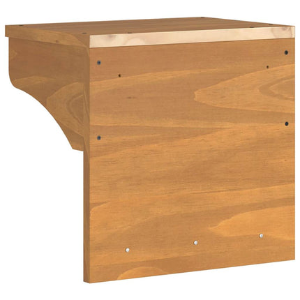 Porte-manteau mural SANDNES 43x30x42 cm bois massif pin