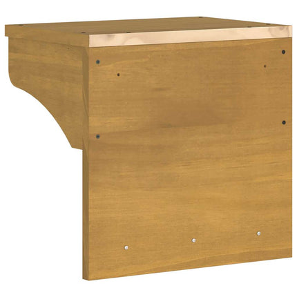 Porte-manteau mural SANDNES 43x30x42 cm bois massif pin