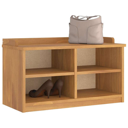 Banc de couloir SANDNES 87x40x50 cm bois de pin massif