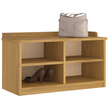 Banc de couloir SANDNES 87x40x50 cm bois de pin massif