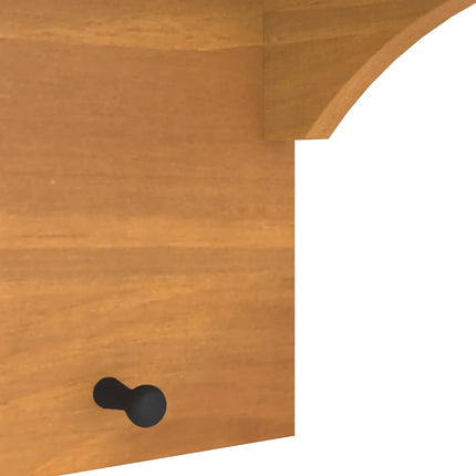 Porte-manteau mural SANDNES 87x30x42 cm bois massif pin