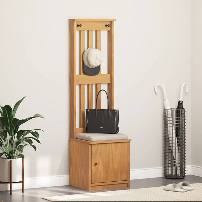 Portemanteau SANDNES 45x40x159,5 cm bois massif pin