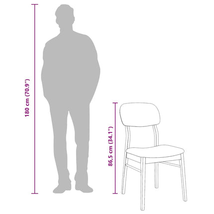 Chaises à manger coussins 2 pcs blanc bois massif caoutchouc