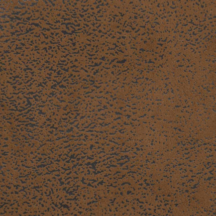 Chaises à manger lot de 4 marron similicuir daim