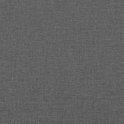 Chaises à manger lot de 4 gris foncé tissu