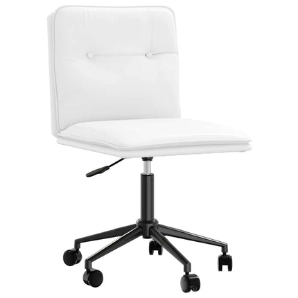 Chaises à manger lot de 2 blanc similicuir