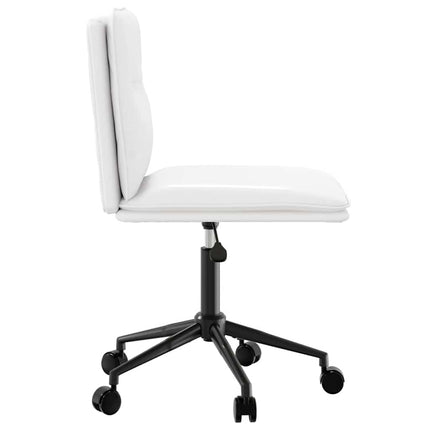 Chaises à manger lot de 2 blanc similicuir