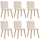 Chaises à manger lot de 6 Lin
